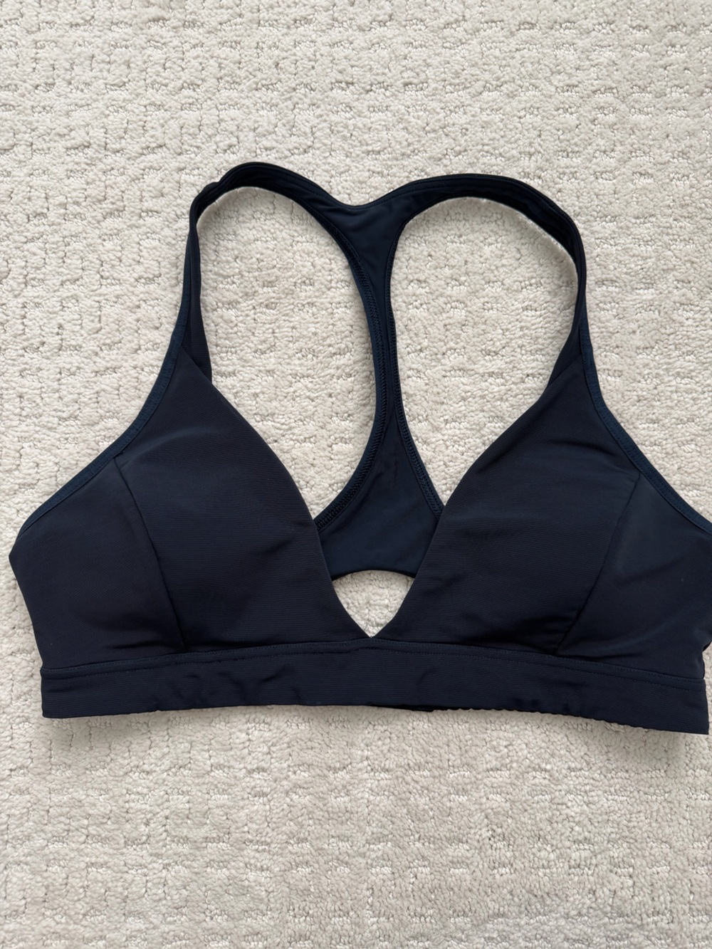 Lululemon All day breeze Racerback sports bra Navy size 8